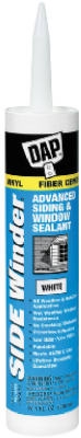 Side Winder Advanced Siding/Window Caulk, White, 10.1-oz.