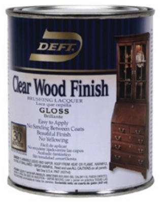 Wood Finish, Clear Gloss, 1-Qt.