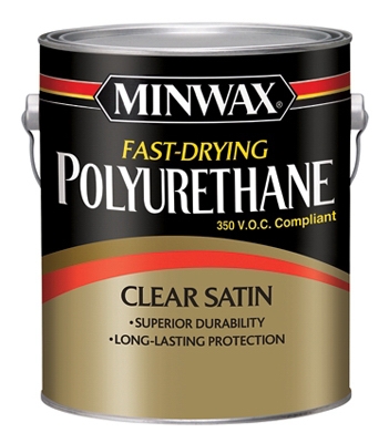 Polyurethane, Fast-Dry, Satin, 1-Gal.