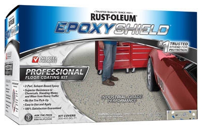 Professional Floor Coating Kit, Silver Gray, 2-Gal.