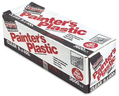 High-Density Pro Painter's Plastic Film, 9 x 400-Ft.