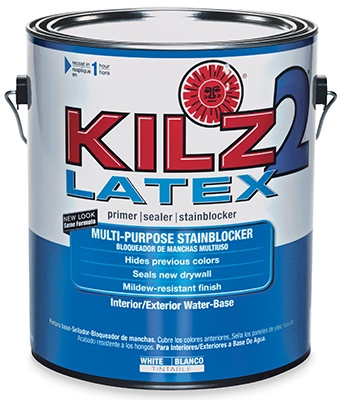 Latex Primer, Sealer & Stain Blocker, White, 1-Gal.