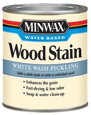 White Wash Pickling Wood Stain, 1-Qt.