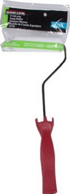 Paint Roller Cover With Handle, Foam, 4-In.