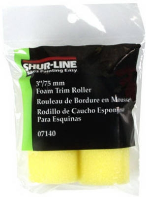 Trim Paint Roller Covers, Foam, 3-In., 2-Pk.