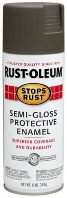 Stops Rust Spray Paint, Anodized Bronze Semi-Gloss, 12-oz.
