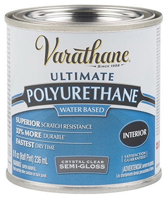 Varathane 1/2-Pint Semi-Gloss Interior Waterborne Diamond Polyurethane