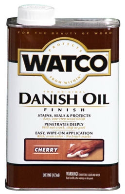 Watco Danish Oil Wood Finish, Cherry, 1-Qt.