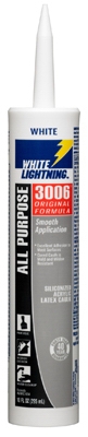 Adhesive Caulk, White, 10-oz.