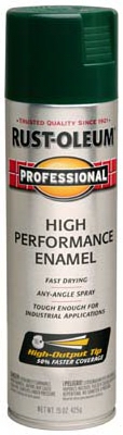Fast Dry Professional Spray Enamel, Hunter Green Gloss, 15-oz.