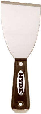 Scraper Tool, Chisel Edge, Stiff High-Carbon Steel Blade, 3-In.