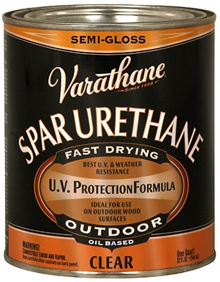 Varathane Spar Urethane, Oil-Based, Exterior, Semi-Gloss, 1-Qt.