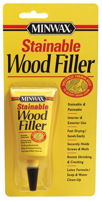 Stainable Wood Filler, Indoor/Outdoor, 1-oz.