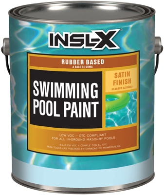 Swimming Pool Paint, Rubber Based, Ocean Blue, 1-Gal.