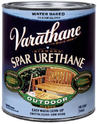 Spar Urethane, Outdoor, Crystal Clear Satin, 1-Qt.