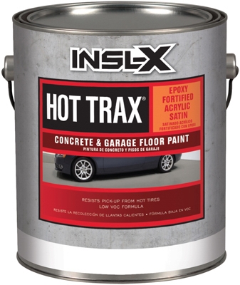 Concrete & Garage Floor Paint, Light Grey Latex Satin, 1-Gal.