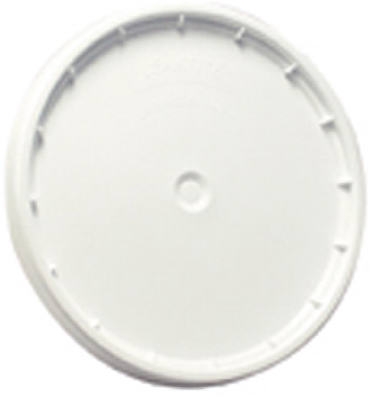 5-Gallon White Plastic Pail Lid