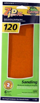 ZipXL Sanding Refill Sheets, 120-Grit, 6-Pk.