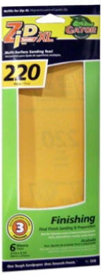 ZipXL Sanding Refill Sheets, 220-Grit, 6-Pk.
