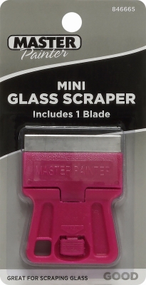 Mini Glass Scraper, Pocket-Size