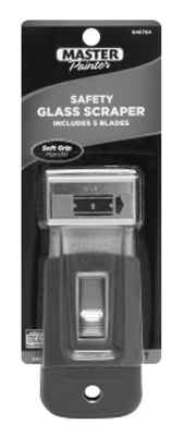 Soft Grip Safety Glass Scraper