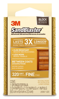 Sandblaster 320-Grit Sponge Block