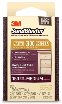 Sandblaster 150-Grit Sponge Block