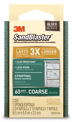 Sandblaster 60-Grit Sponge Block