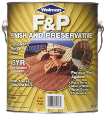 Premium Wood Finish & Preservative, Redwood Tone, 1-Gal.