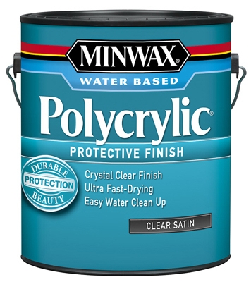 Polycrylic Protective Finish, Satin Clear, 1-Gal.