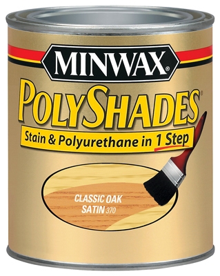1-Qt. Classic Oak Satin Polyshades Wood Stain