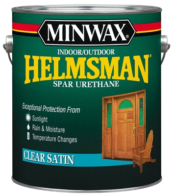 Helmsman Spar Urethane, Indoor/Outdoor, Clear Satin, 1-Gal.