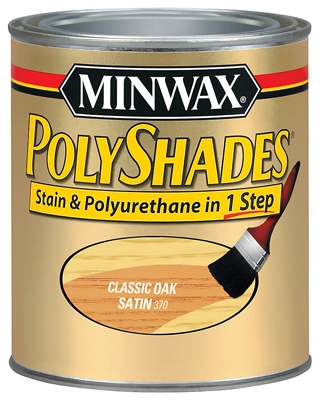 1/2-Pt. Satin Classic Oak Polyshades Wood Finish