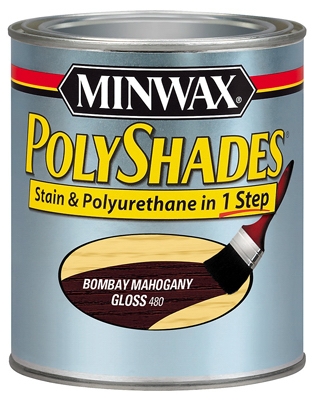 1/2-Pt. Gloss Bombay Mahogany Polyshades Wood Finish