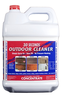 30 Seconds Outdoor Cleaner, 2.5-Gal. Concentrate, Must Purchase in Quantities of 2