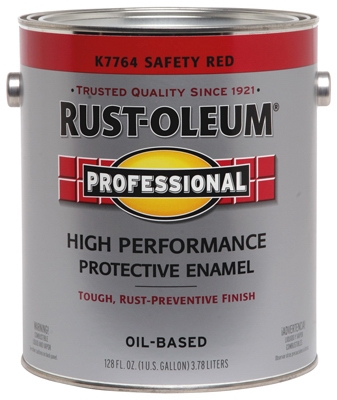 Professional 400 Enamel Paint, Safety Red, 1-Gal.