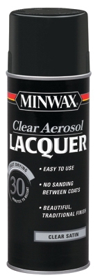 Clear Lacquer, Satin, 11.5-oz. Aerosol