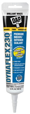 Dynaflex 230 Sealant, White, Indoor & Outdoor, 5.5-oz.