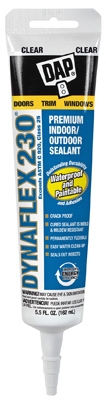 Dynaflex 230 Sealant, Clear, Indoor & Outdoor, 5.5-oz.