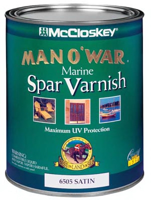 Man O' War Spar Varnish, Satin, 1-Qt.