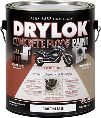 Concrete Floor Paint, Dark Tint Base, 1-Gal.