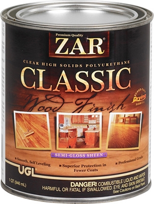 Classics Polyurethane, Semi-Gloss, Interior, 1-Qt.