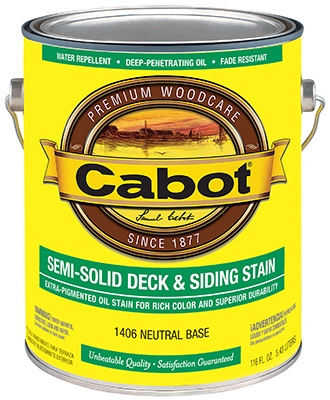 Semi-Solid Deck & Siding Stain, Neutral, 1-Gal.