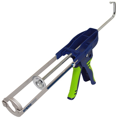 Ratchet Rod Caulk Gun with Spout Cutter