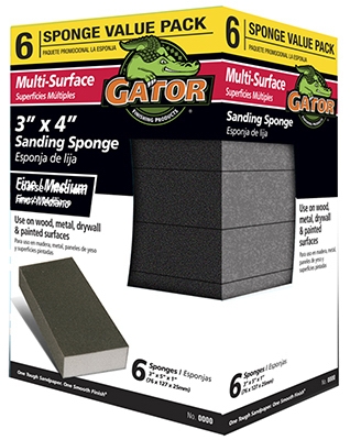 6PK MED/Coa Sand Sponge