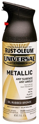 Metallic Spray Paint, Oil-Rubbed Bronze, 11-oz.