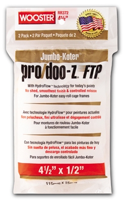 Paint Roller Cover, Jumbo-Koter Pro/Doo-Z FTP, 2-Pack, .5-In.