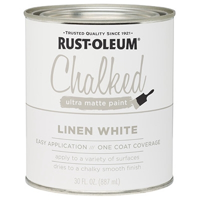 Chalked Paint, White, 30-oz.
