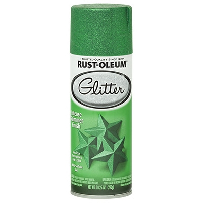 Specialty Glitter Spray Paint, Kelly Green, 10.25-oz.