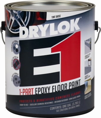 Epoxy Floor Paint, Tint Base Semi-Gloss, 1-Gal.